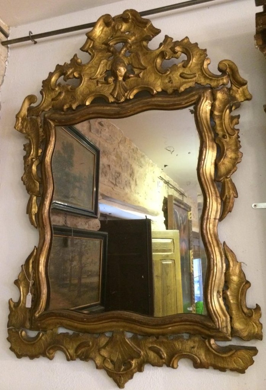 Espejos y cornucopias antiguas