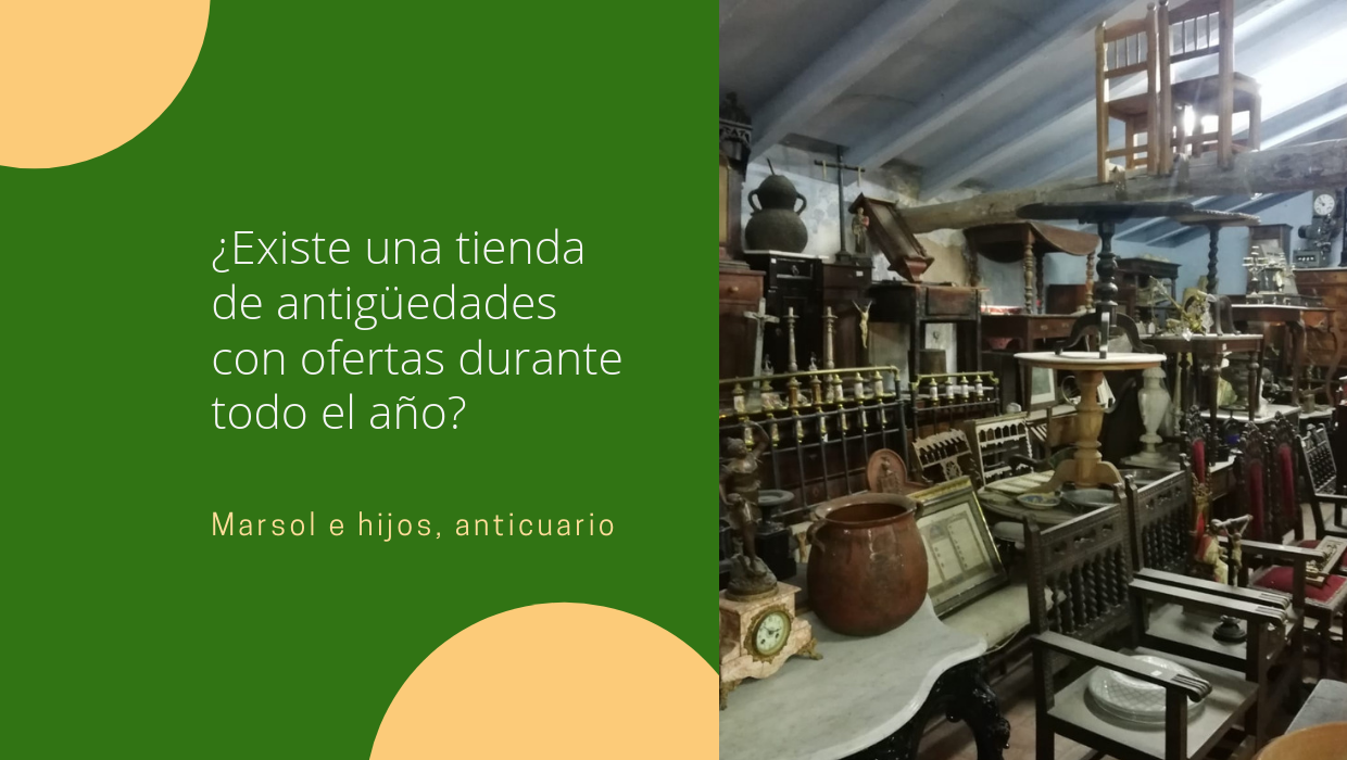 Tienda de antigüedades en Zaragoza