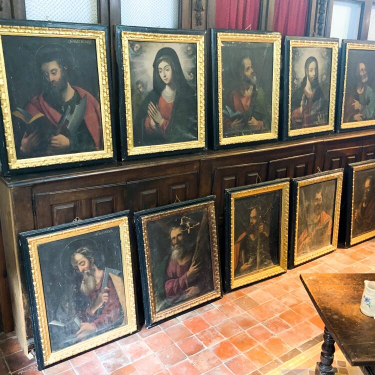 Colecci&oacute;n de 10 cuadros, siglos XVII y XVIII