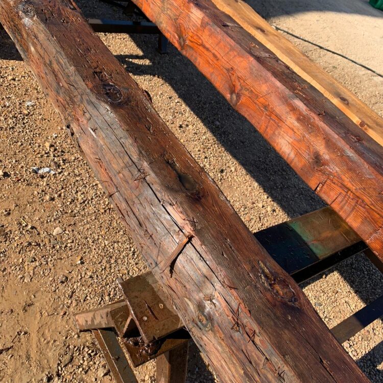 Recuperaci&oacute;n de vigas de madera